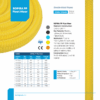 ROPIRA PP Float Moor – Floating Double Braid Rope Specifications ROPIRA PP Float Moor double braid floating rope specification sheet with technical data, diameter table and construction details.