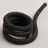 ropira-hmpe-sail-product-image.jpg Coiled black-and-orange HMPE double braid sailing rope displayed on a neutral background.