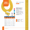 Technical sheet of the ROPIRA PP Float Moor Eye floating polypropylene mooring rope with double braid construction.